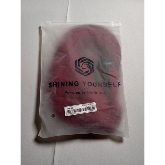 20" Long Red Wig with‎ Bangs -Synthetic (9d1) - Picture 2 of 8